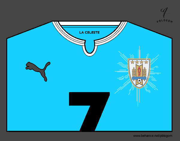 Maglia dei mondiali di calcio 2014 dell’Uruguay