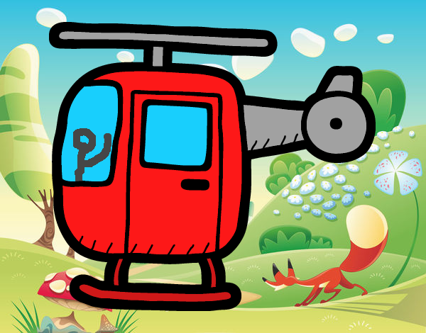 elicottero di sorveglianza