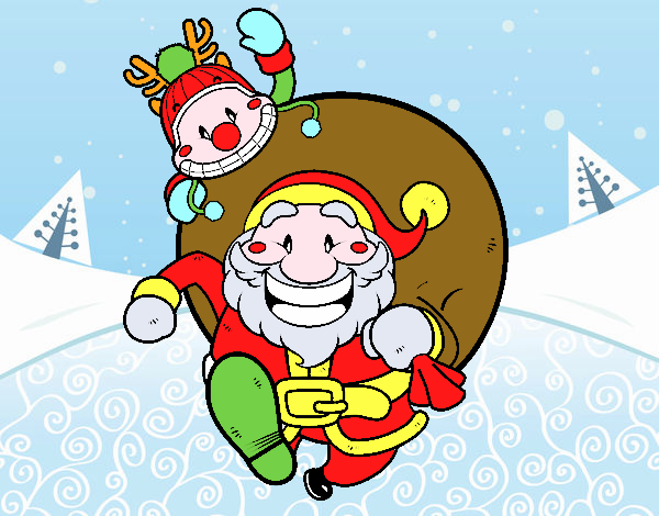 Babbo Natale e Rudolph