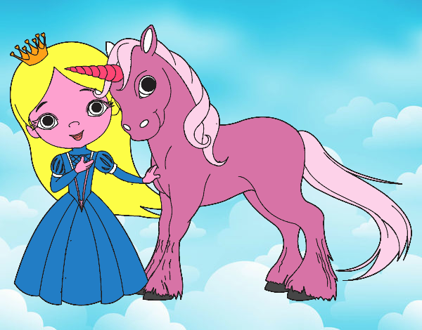Principessa e unicorno