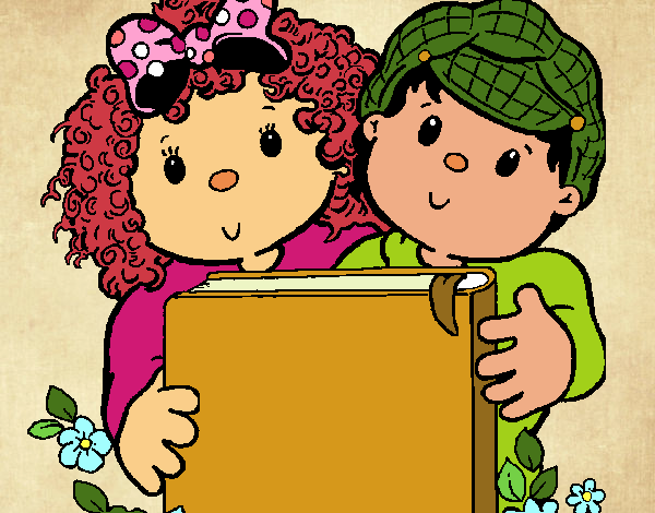 I bambini con un libro