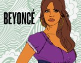 Disegno Beyoncé B-Day pitturato su Samu04