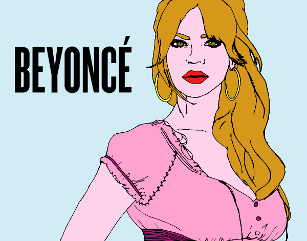 Disegno Beyoncé B-Day pitturato su alessia07