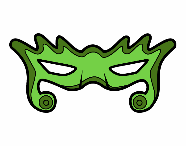 maschera verde