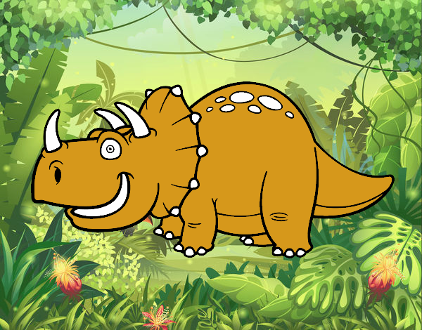 Dinosauro Triceratopo