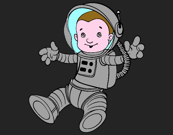 Un astronauta nello spazio
