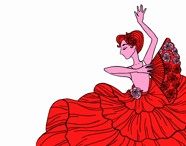 Donna flamenco