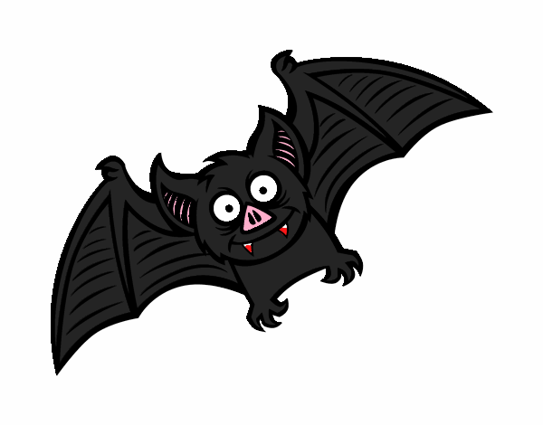 Disegno Bat amichevole pitturato su calabria