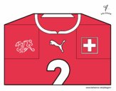 Maglia dei mondiali di calcio 2014 del Svizzera