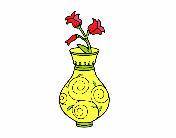 Fiore di convolvoli in un vaso