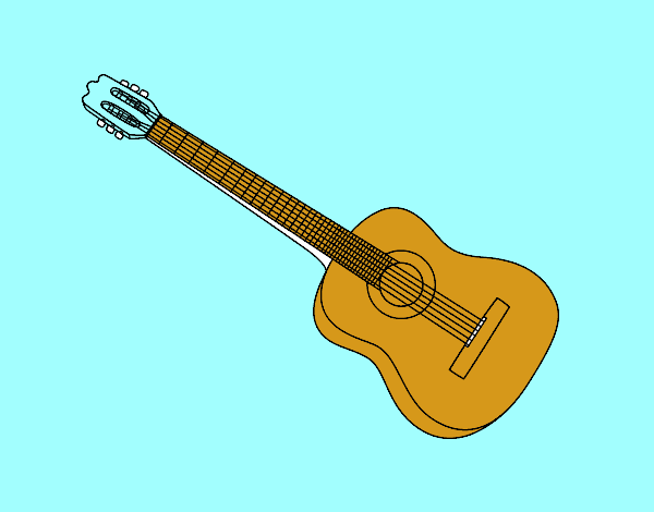 Una chitarra spagnola