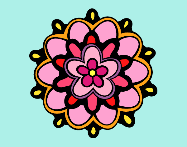 Mandala un fiore