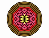 Disegno Mandala di testa pitturato su alessiacom