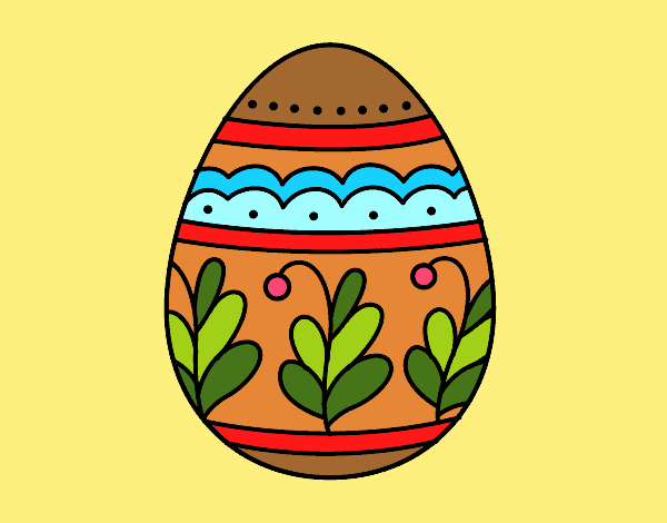 Uovo di Pasqua mandala