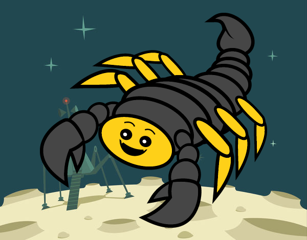 Scorpione felice