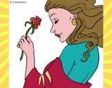 Principessa con una rosa