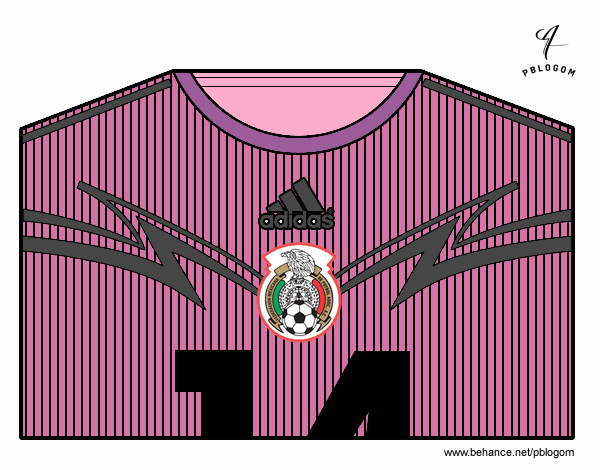 Maglia dei mondiali di calcio 2014 del Messico