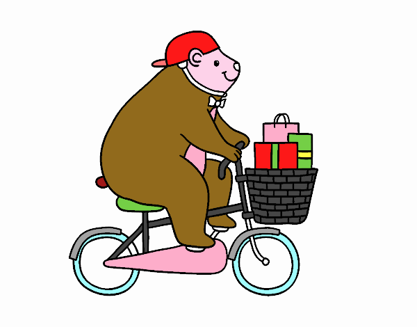 Orso ciclista