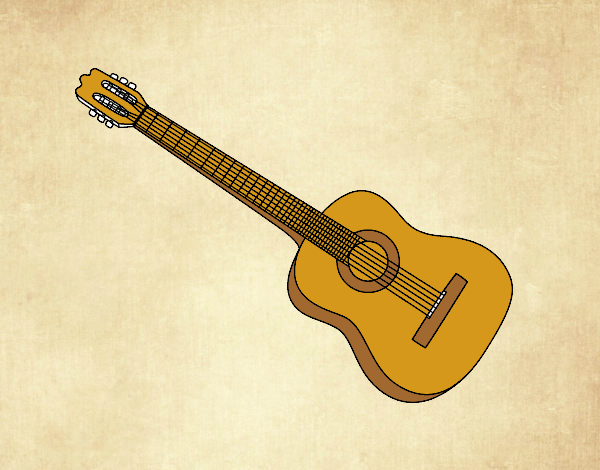 Una chitarra spagnola