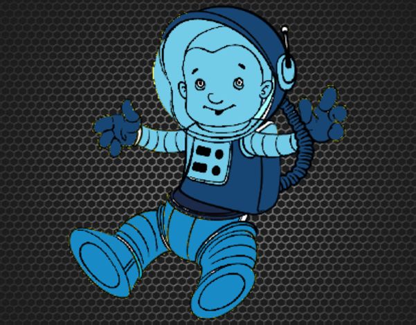Un astronauta nello spazio