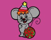 Mouse con il cappello di Natale