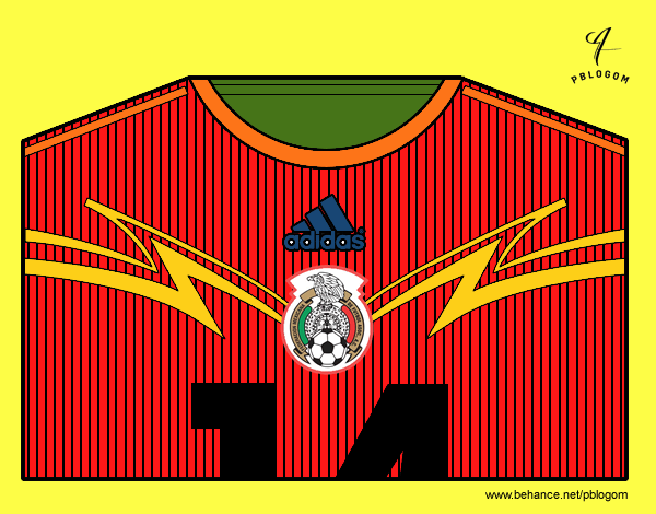 Maglia dei mondiali di calcio 2014 del Messico