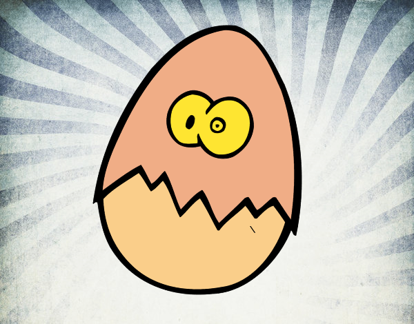 Uovo spaventato