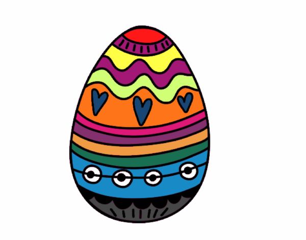 Uovo di Pasqua decorazione