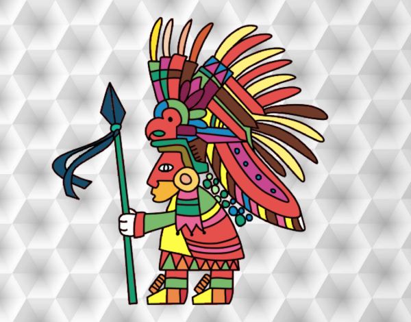Disegno Guerriero Azteco Colorato Da Utente Non Registrato Il 29 Di Aprile Del 18