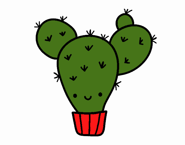 Disegno Cactus Ficodindia Colorato Da Utente Non Registrato Il 28 Di Maggio Del 2018