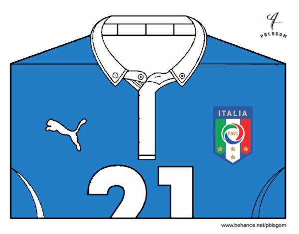 Maglia dei mondiali di calcio 2014 dell’Italia