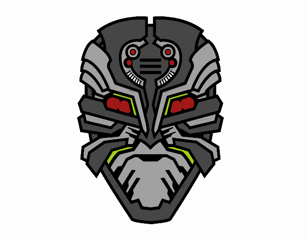 Maschera robot alien
