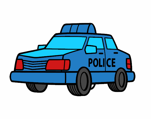 Una macchina della polizia