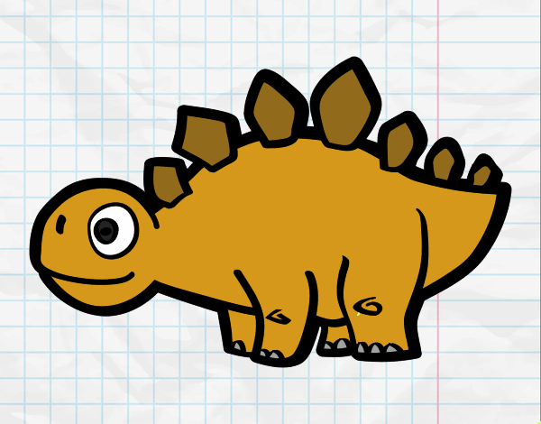 Giovane stegosauro