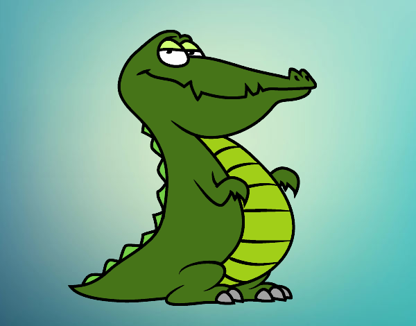 Un alligatore