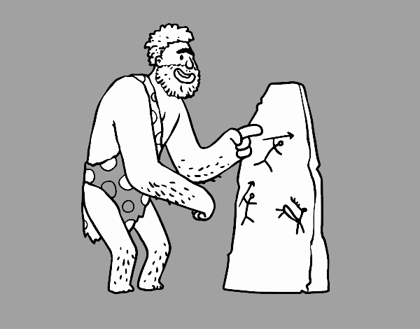 Pitture rupestri uomo preistorico