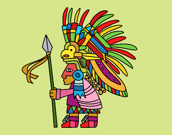Disegno Guerriero Azteco Colorato Da Utente Non Registrato Il 27 Di Settembre Del 19