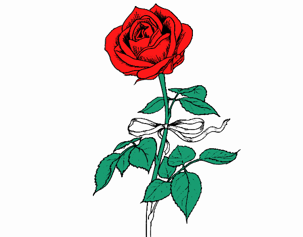 Disegno Una Rosa Colorato Da Utente Non Registrato Il 23 Di Settembre Del 19