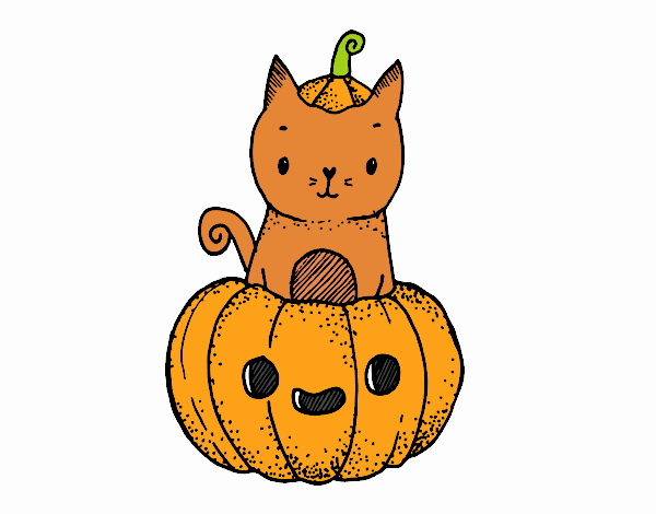 gattino di Halloween