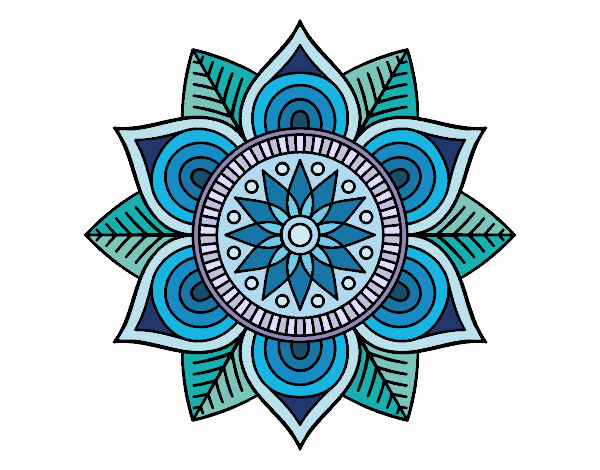 Mandala fiore stella