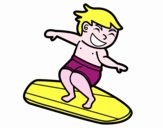 L'uomo di surf