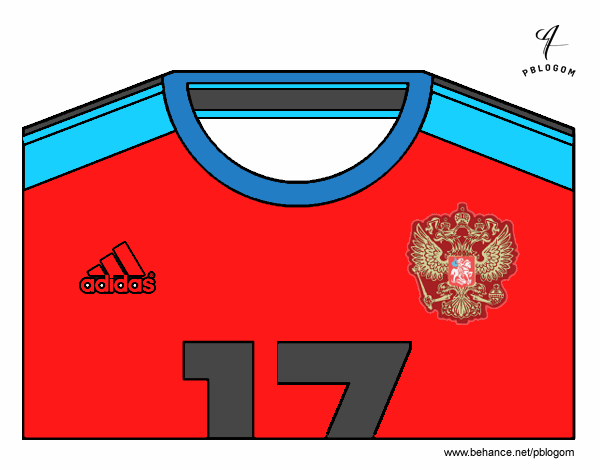 Maglia dei mondiali di calcio 2014 della Russia
