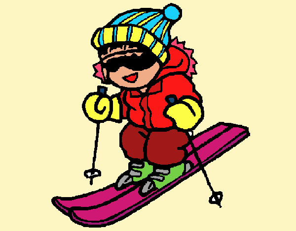 Bambino che scia 