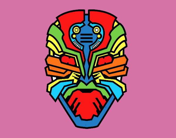 Maschera robot alien