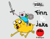Jake e Finn ad attaccare
