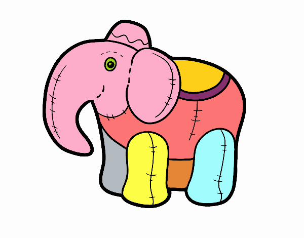 Elefante di straccio