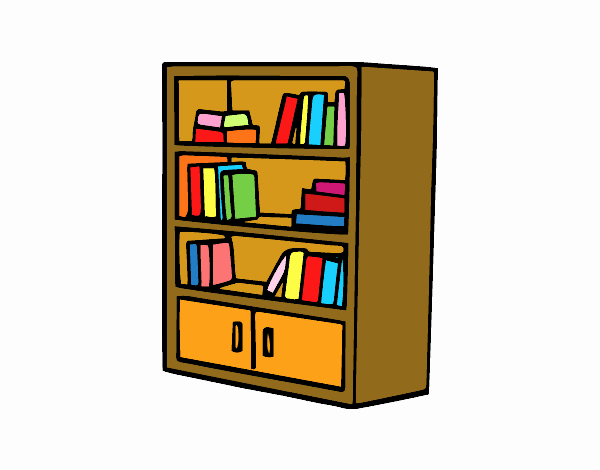 Libreria con cassetti