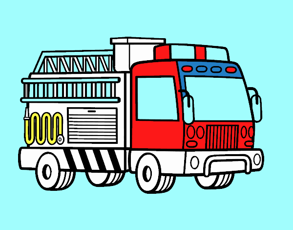 Un camion dei pompieri