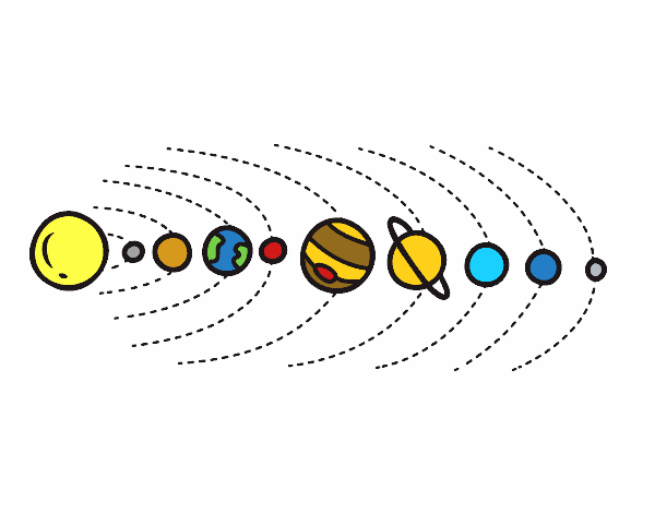 Disegno Sistema solare colorato da Utente non registrato il 11 di Febbraio  del 2023