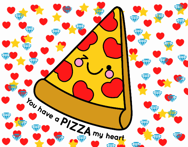 Pizza innamorata